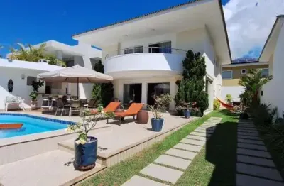 Casa em condomínio fechado com 5 quartos à venda na avenida priscila dutra, 710, granjas reunidas concórdia, lauro de freitas por r$ 2.500.000