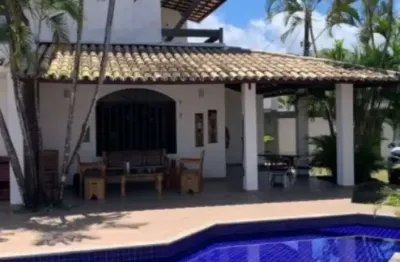 Casa com 5 quartos à venda na avenida praia de guarujá, 877, vilas do atlantico, lauro de freitas por r$ 1.200.000
