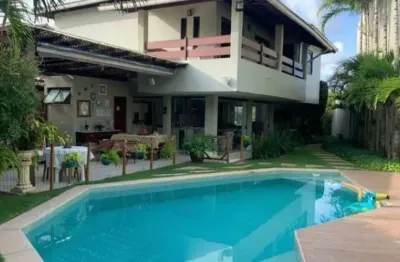 Casa com 4 quartos à venda na avenida praia de guarujá, 88, vilas do atlantico, lauro de freitas por r$ 1.700.000