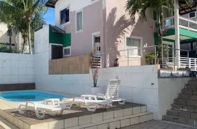 Casa em condomínio fechado com 3 quartos à venda na rua josé ribeiro da silva, 89, ipitanga, lauro de freitas, 117 m2 por r$ 640.000