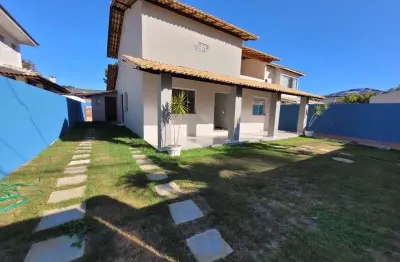 Casa em condomínio fechado com 3 quartos à venda na avenida santos dumont km, 8, estrada do coco, lauro de freitas, 111 m2 por r$ 1.100.000