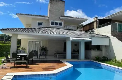 Casa em condomínio fechado com 4 quartos à venda na avenida santos dumont, 866, estrada do coco, lauro de freitas por r$ 1.590.000