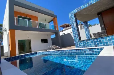 Casa em condomínio fechado com 3 quartos à venda na rua professor edgar rios, 877, caji, lauro de freitas por r$ 850.000