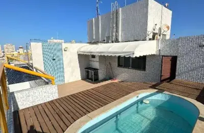 Cobertura com 3 quartos à venda na rua das gaivotas, 876, imbuí, salvador, 148 m2 por r$ 700.000