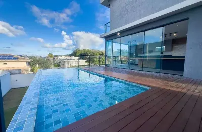 Casa em condomínio fechado com 3 quartos à venda na rua caraíva, 989, alphaville (abrantes), camaçari por r$ 2.500.000