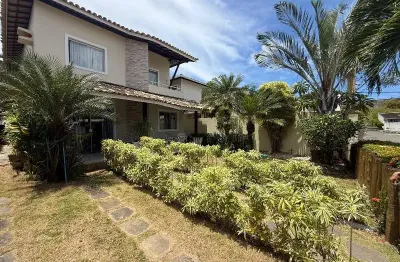 Casa em condomínio fechado com 4 quartos para alugar na 1ª travessa enock amaral, 989, centro, lauro de freitas por r$ 6.300