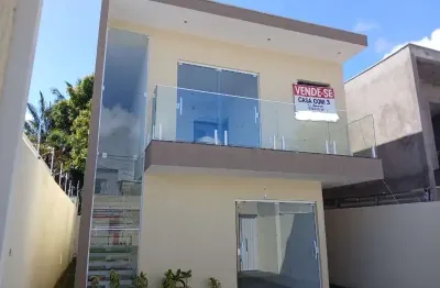 Casa com 3 quartos à venda na Avenida Brigadeiro Alberto Costa Matos, 7688, Pitangueiras, Lauro de Freitas por R$ 690.000