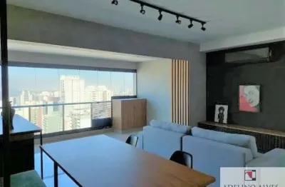 Pinheiros, 73 mts, novo, mobiliado, andar alto, lindo