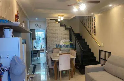 Sobrado com 3 dormitórios à venda, 100 m² por r$ 650.000,00 - parque são lucas - são paulo/sp