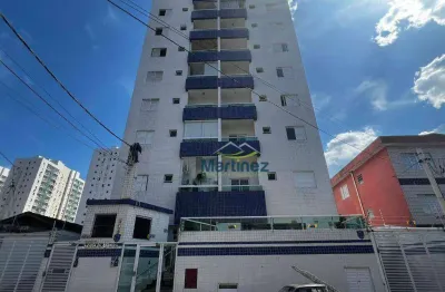 Apartamento com 2 dormitórios à venda, 55 m² por r$ 330.000 - ocian - praia grande/sp
