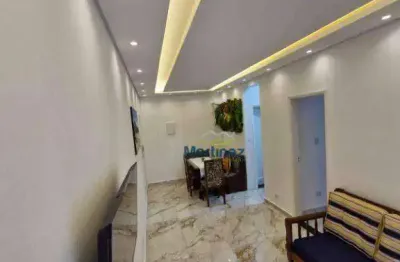 Apartamento com 1 dormitório à venda, 52 m² por r$ 360.000 - canto do forte - praia grande/sp
