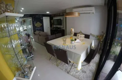 Apartamento com 4 dormitórios à venda, 132 m² por r$ 1.000.000 - ponta negra - manaus/am