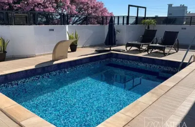 Cobertura com piscina de 3 dormitórios (1 suíte) no estreito – florianópolis/sc