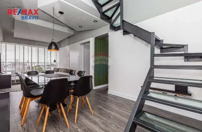 Apto de cobertura na frente da puc/pr – 81 m2 – 2 quartos – 1 vaga – jóquei clube - curitiba/pr