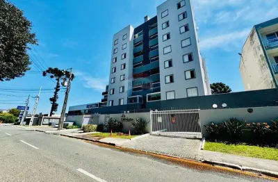 Apartamento edifício le chateau residencial, com 02 quartos, 01 vaga garagem, sacada com churrasqueira no centro de pinhais pr