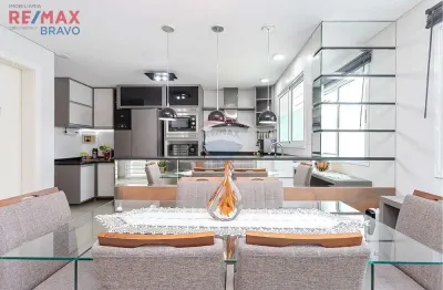 Sobrado Condomínio Jardim das Américas, Rua Pedro Demeterco, com 03 quartos em Curitiba Semi Mobiliado