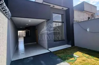 Casa com acabamento premium em senador canedo 3 quartos 1 suíte