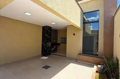 Casa de 3 quartos com suíte e área gourmet no boa vista – senador canedo