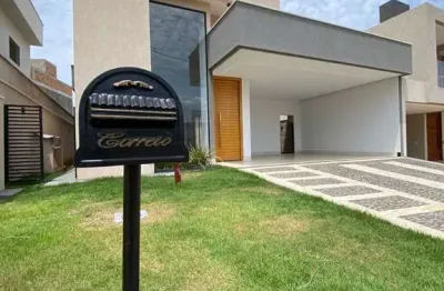 Casa em condomínio fechado com 3 quartos à venda na avenida arvoredo, 1, jardins bolonha, senador canedo, 158 m2 por r$ 1.300.000