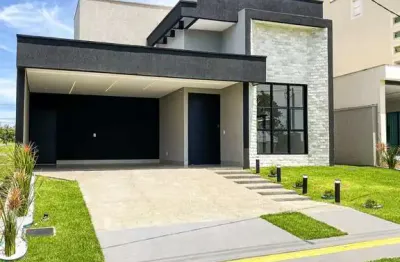 Casa em condomínio fechado com 4 quartos à venda na alameda noruega, 101, terras alpha residencial 1, senador canedo, 180 m2 por r$ 1.299.000