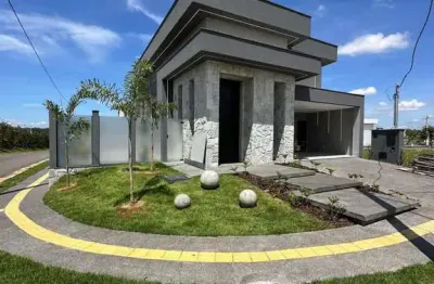 Casa térrea de esquina 3 suítes com piscina – jardins capri, senador canedo