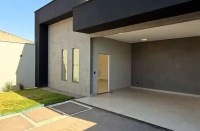 Casa com 3 quartos e área gourmet no residencial hebron em senador canedo