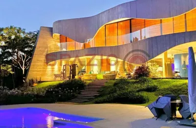 Casa em condomínio fechado com 5 quartos à venda na rodovia comendador guilherme mamprim km, s/n, village sans souci, valinhos, 1050 m2 por r$ 13.950.000