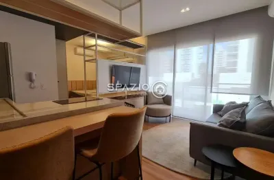 Apartamento com 1 quarto para alugar na rua alecrins, 370, cambuí, campinas, 38 m2 por r$ 4.500