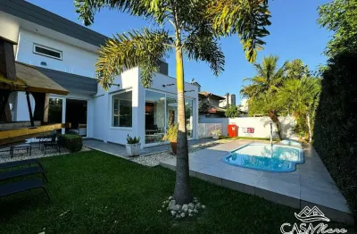 Casa com 4 quartos à venda na rua dos cumurupis, 121, jurerê internacional, florianópolis por r$ 4.950.000