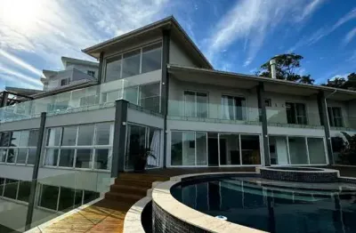 Casa em condomínio fechado com 4 quartos à venda na estrada haroldo soares glavan, 1, cacupé, florianópolis por r$ 15.000.000