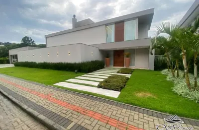 Casa em condomínio fechado com 5 quartos à venda na rodovia haroldo soares glavan, 1760, cacupé, florianópolis por r$ 13.500.000