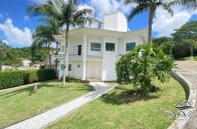 Casa em condomínio fechado com 4 quartos à venda na estrada haroldo soares glavan, 929, cacupé, florianópolis por r$ 3.700.000