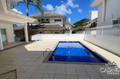 Casa em condomínio fechado com 4 quartos à venda na estrada haroldo soares glavan, 929, cacupé, florianópolis por r$ 3.700.000