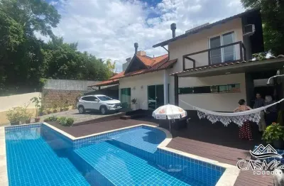 Casa em condomínio fechado com 3 quartos à venda na rua são miguel, 222, joão paulo, florianópolis por r$ 1.900.000