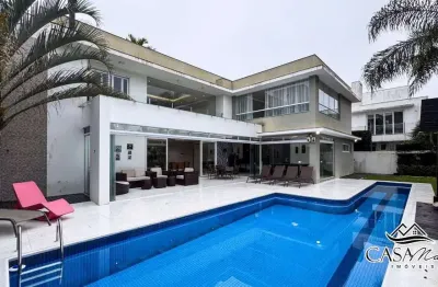 Casa com 6 quartos à venda na largo dos acarais, 170, jurerê internacional, florianópolis por r$ 7.800.000
