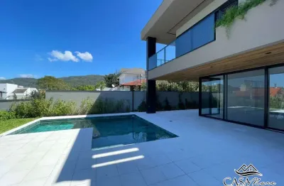 Casa em condomínio fechado com 4 quartos à venda na rua dos araçás, 36, lagoa da conceição, florianópolis por r$ 7.500.000