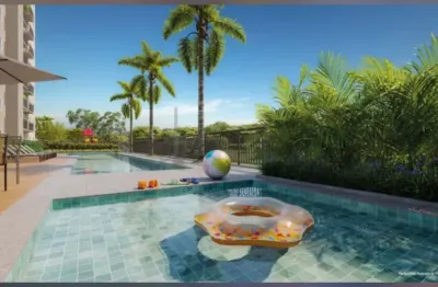 Apartamento 2 dormitórios, 42 m², varanda, lazer e conveniência próximo ao melhor da cidade