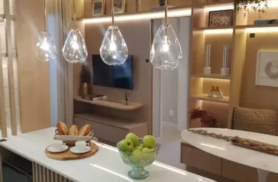 Apartamento 2 dormitórios jd novo anglo, varanda integrada com churrasqueira, lazer e sustentabilidade