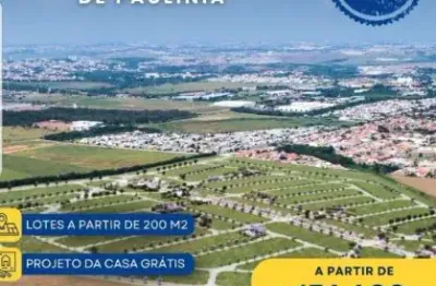 Lote de terreno 200 m² próximo do centro de paulinia, muito plano, infraestrutura completa
