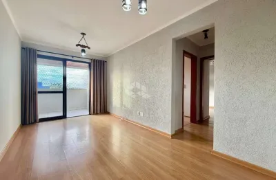 Apartamento com sacada e churrasqueira, 2 dormitórios e 1 vaga no bairro são sebastião