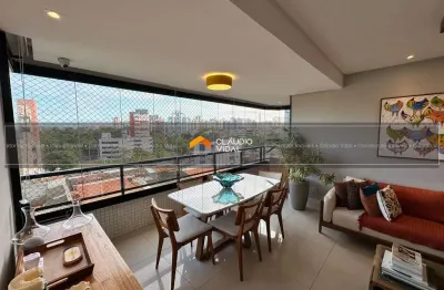 Lindo apartamento decorado, 150 m², 3/4, na rua das dálias, pituba,  salvador - ba