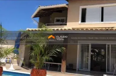Casa em condomínio fechado com 300 m², 3/4 em vilas do atlântico, lauro de freitas (ba)