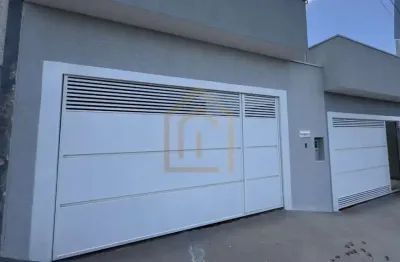 Casa Nova com 3 Quartos (1 Suíte) no Bairro Laluce II em Birigui.  Excelente Localização e Aceita Financiamento