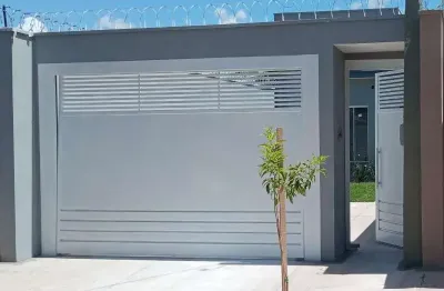 Casa à venda em birigüi-sp, vila guarujá: 3 quartos, 1 suíte, 2 salas, 2 banheiros, 4 vagas de garagem, 100m².