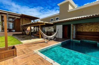 Magnifica casa com 3 suítes  à venda, 598 m² por r$ 2.350.000 - nova são pedro - são pedro da aldeia/rj