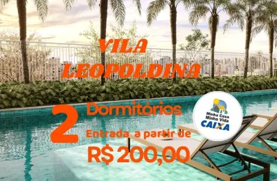 Vila leopoldina. apartamentos de 2 dormitórios com lazer completo, lindo projeto !