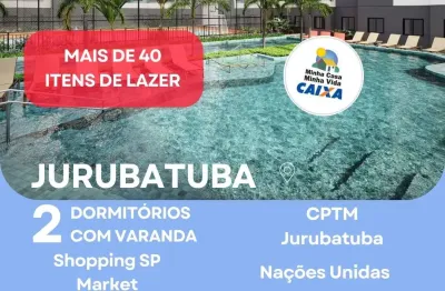 Jurubatuba, pertinho do shopping sp marketing. apartamentos de 2 dormitórios com varanda, grande área de lazer!