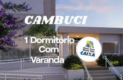 Cambuci. apartamento de 1 dormitório com varanda na minha casa, minha vida.
