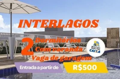 Interlagos. apartamentos de 2 dormitórios com varanda e vaga de garagem