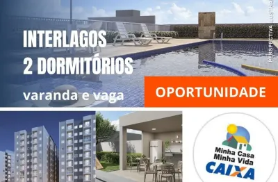 Interlagos. apartamentos de 2 dormitórios com varanda e vaga de garagem